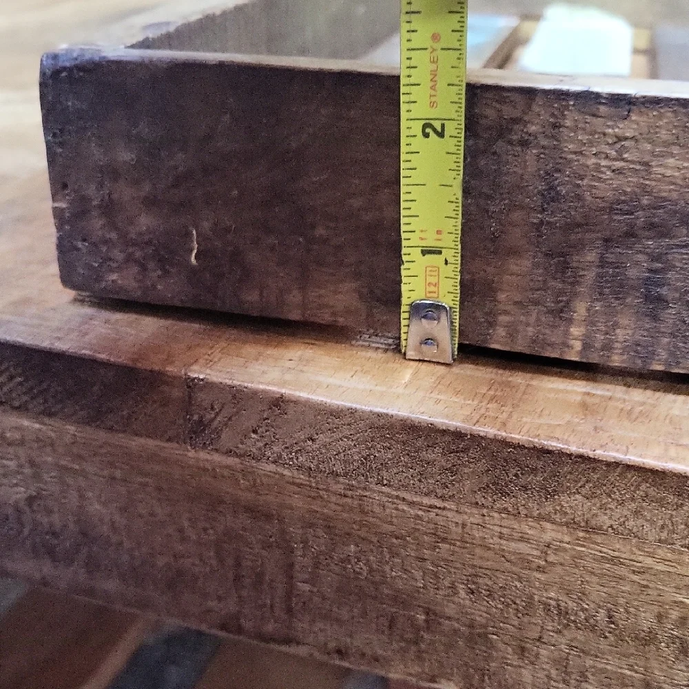 Rustic Wooden Bath Tray